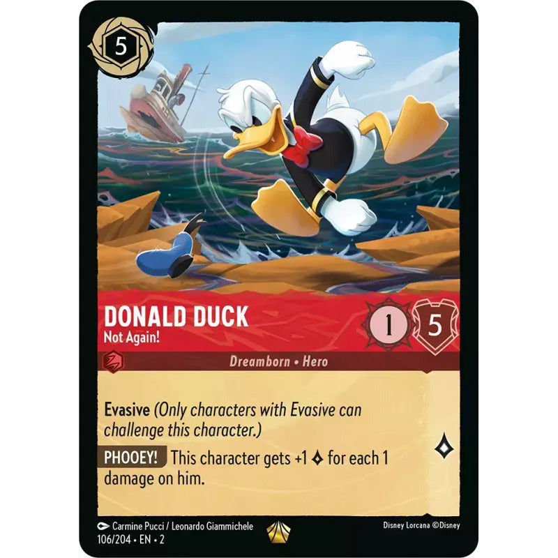 Lorcana: Rotf - 106/216 - Donald Duck - Not Again!