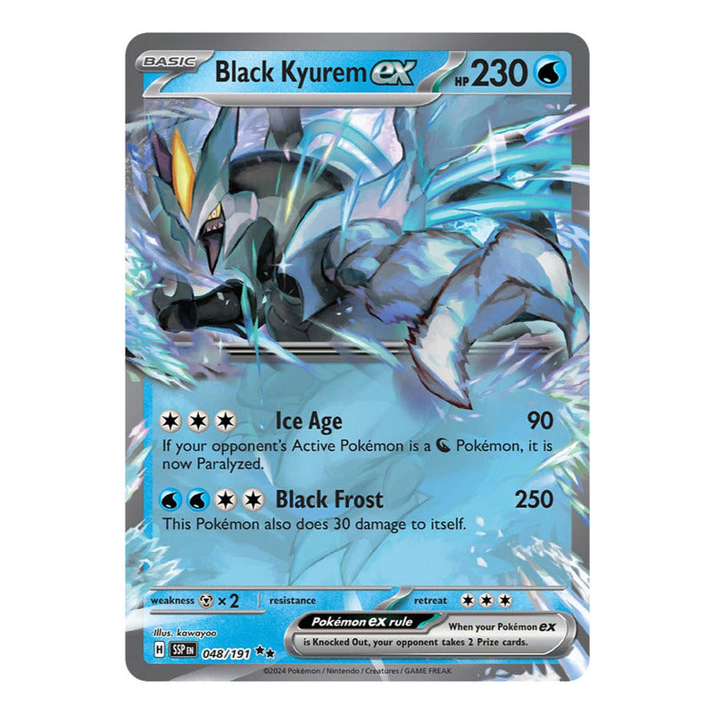 Pokémon Tcg: Surging Sparks - 048/191 - Black Kyurem Ex