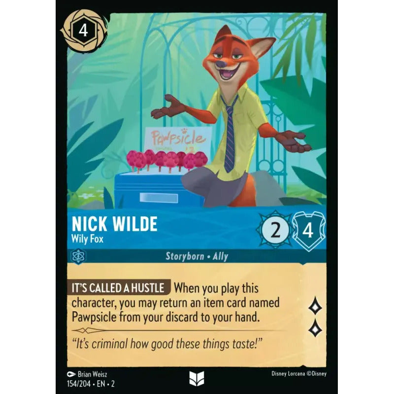 Lorcana: Rotf - 154/216 - Nick Wilde - Wily Fox