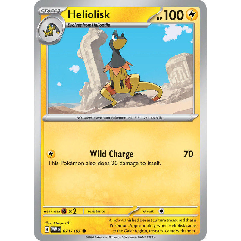 Pokémon Tcg: Twilight Masq - 071/167 - Heliolisk