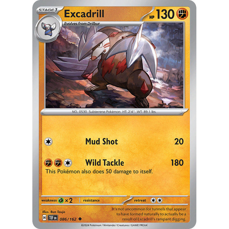 Temporal Forces - 086/162 - Excadrill (reverse)