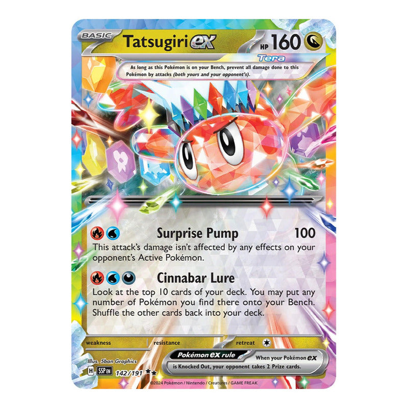 Pokémon Tcg: Surging Sparks - 142/191 - Tatsugiri Ex