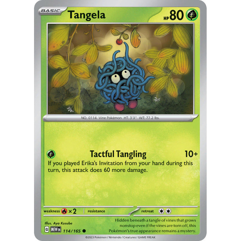 Pokémon Tcg: 151 - 114/165 - Tangela [reverse]