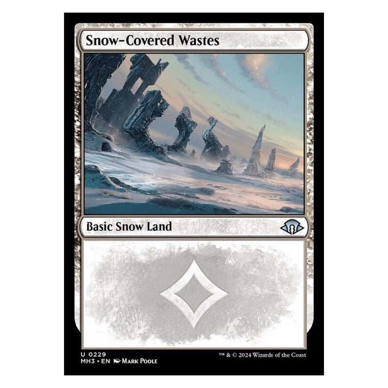 Mtg: Mh3 - 229 - Snow-covered Wastes [foil]