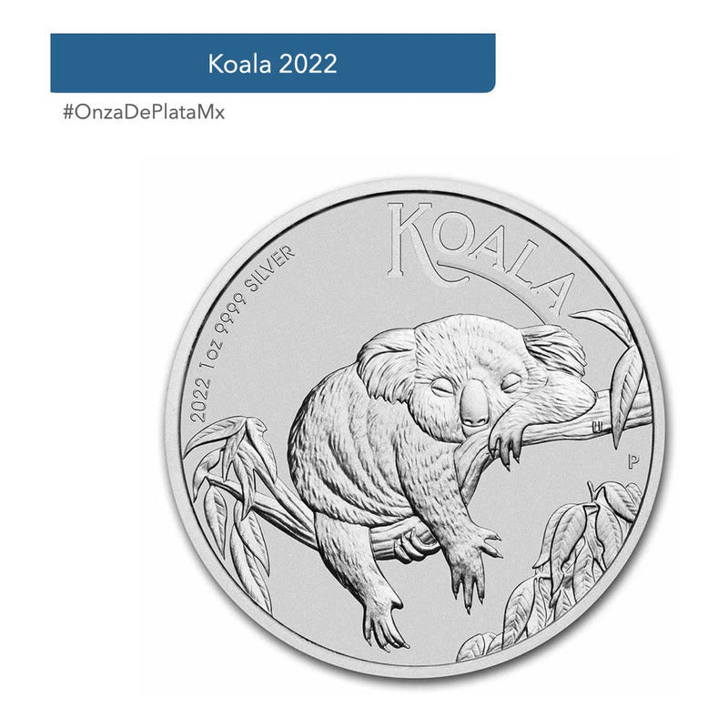 Onza Plata Pura - Koala - 2022 - Unc Moneda 1 Oz Odpmx