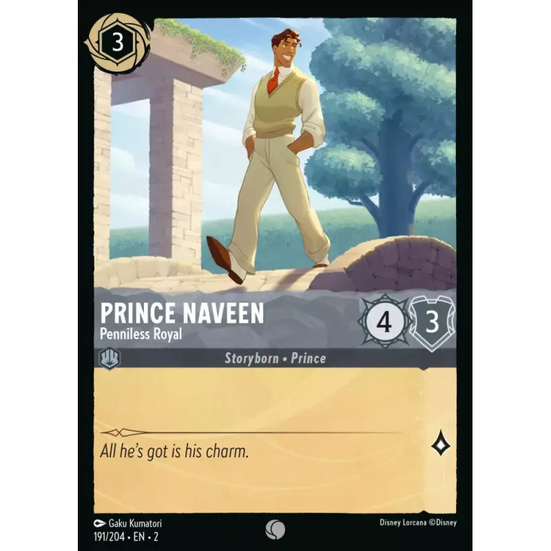 Lorcana: Rotf - 191/216 - Prince Naveen - Penniless Royal