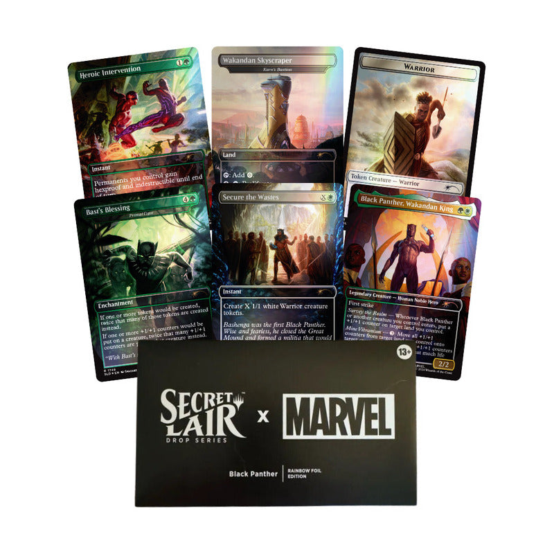 Mtg: Secret Lair Marvel - Black Panther [foil]