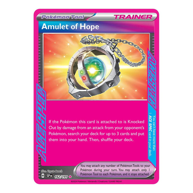 Pokémon Tcg: Surging Sparks - 162/191 - Amulet Of Hope