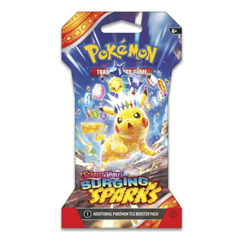 Pokemon Tcg : Surging Sparks - Pack 4 Sleeved Booster Inglés