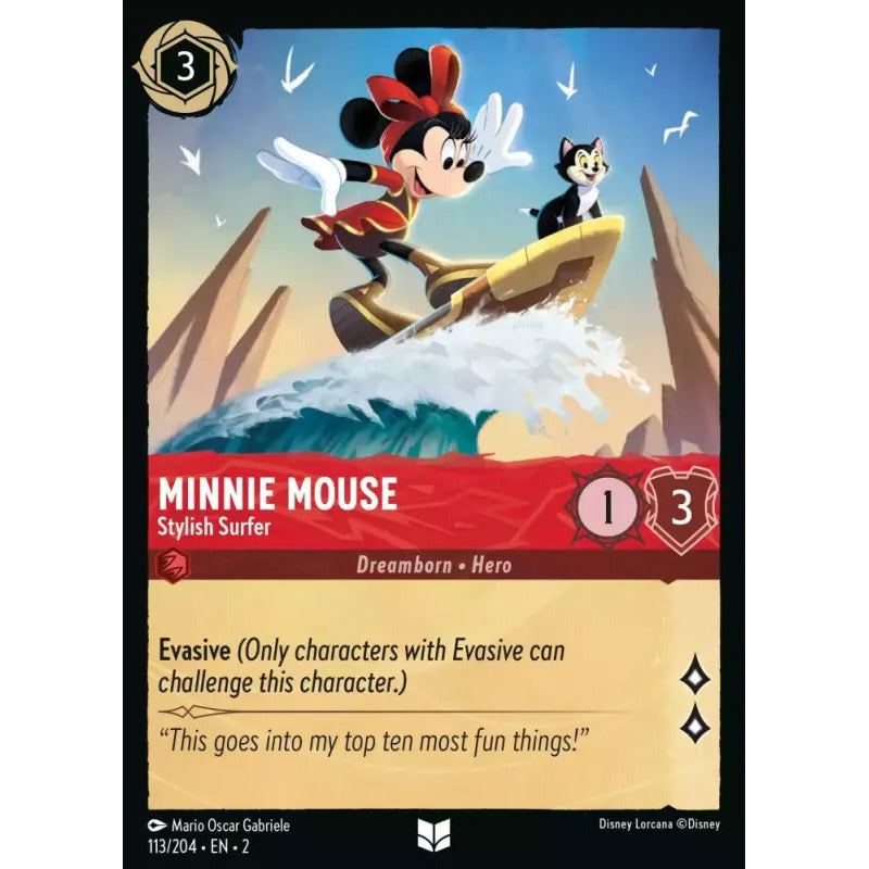 Lorcana: Rotf - 113/216 - Minnie Mouse - Stylish Surf [foil]