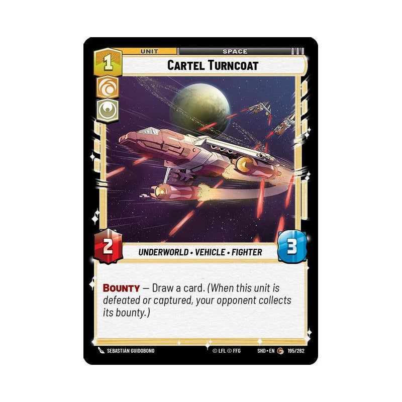 Star Wars Tcg: Sotg - 195/262 - Cartel Turncoat [foil]