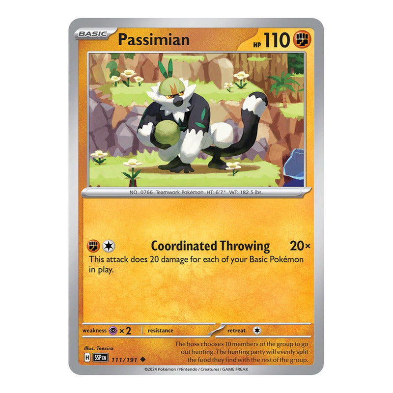 Pokémon Tcg: Surging Sparks - 111/191 - Passimian