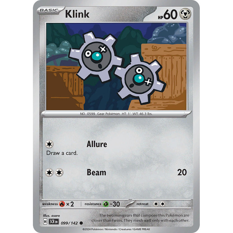 Pokémon Tcg: Stellar Crown - 099/142 - Klink