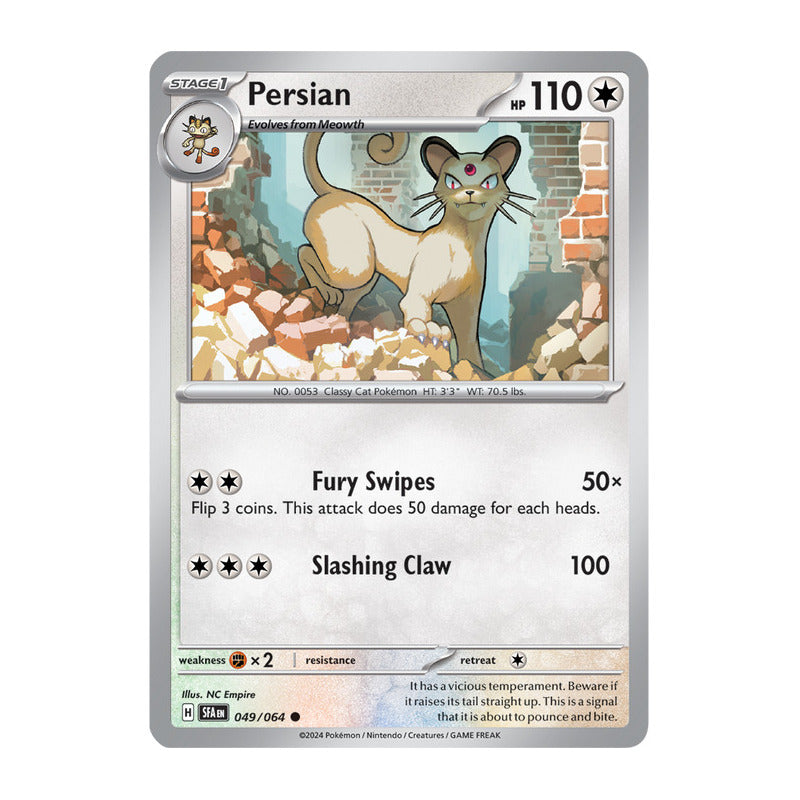 Pokémon Tcg: Shrouded Fab - 049/064 - Persian