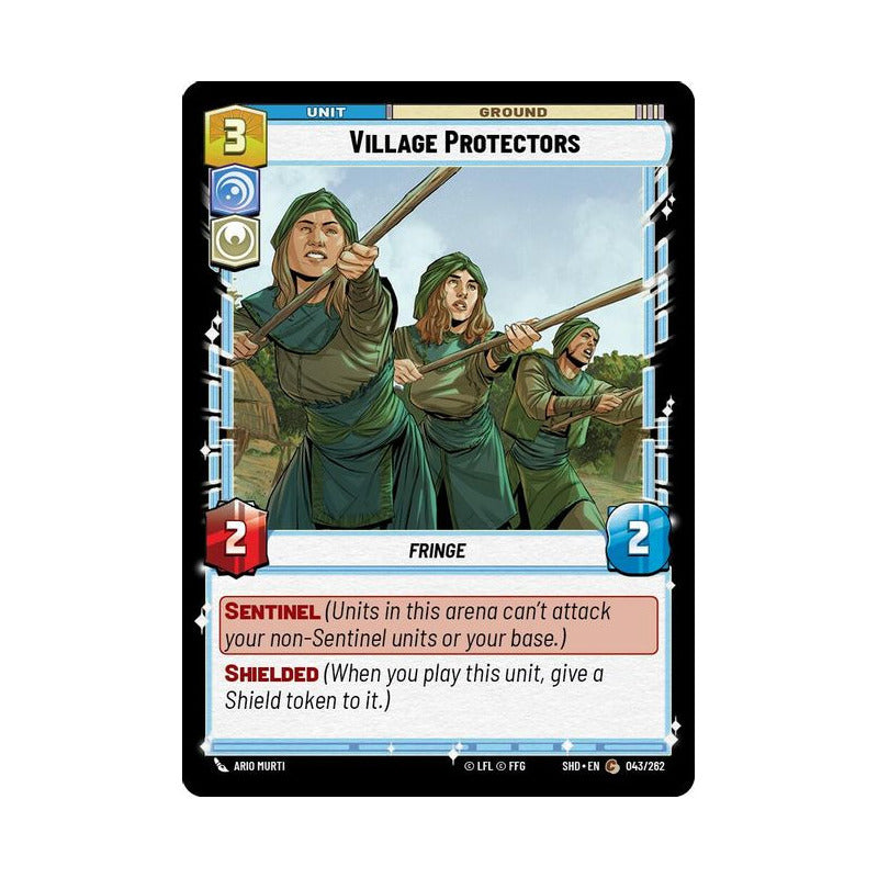 Star Wars Tcg: Sotg - 043/262 - Village Protectors [foil]