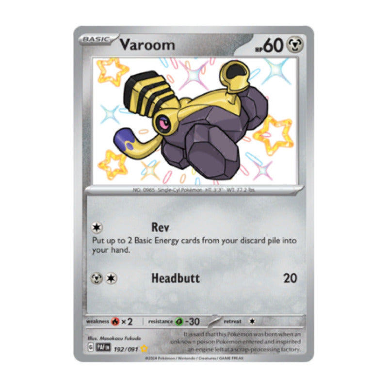 Paldean Fates - 192/091 - Varoom (shiny)