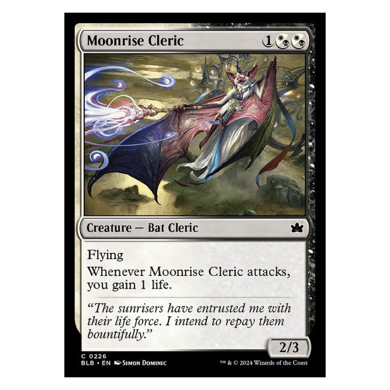 Mtg: Bloomburrow - 226 - Moonrise Cleric [foil]