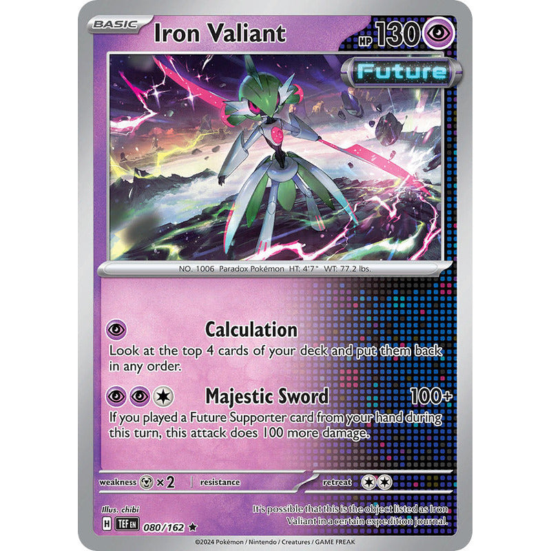 Temporal Forces - 080/162 - Iron Valiant (reverse)