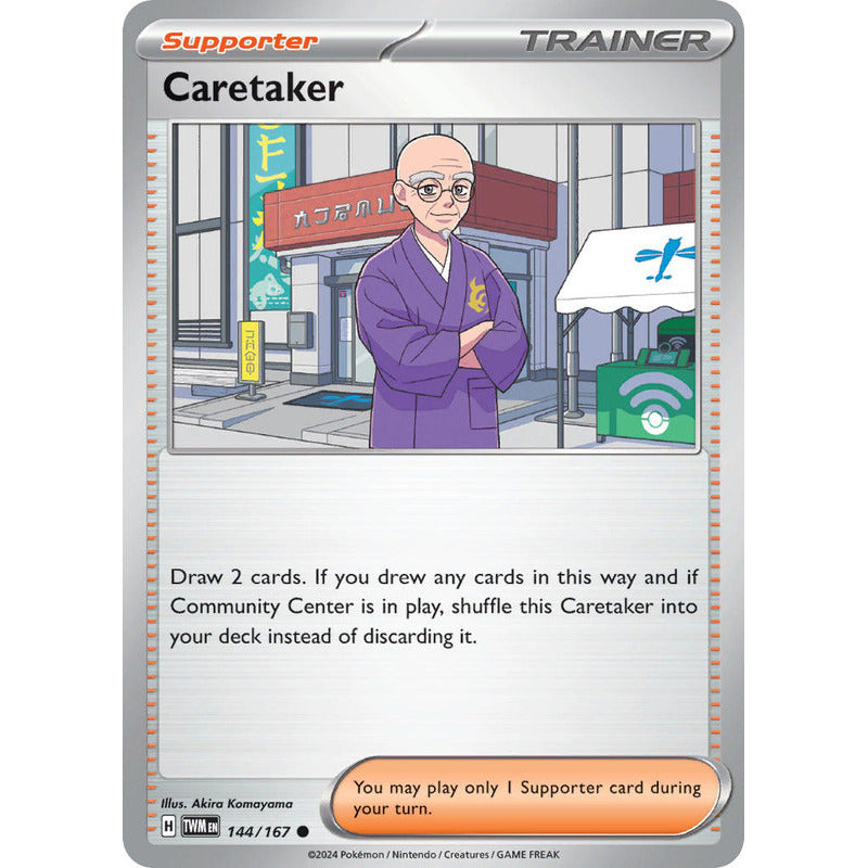 Pokémon Tcg: Twilight Masq - 144/167 - Caretaker [reverse]