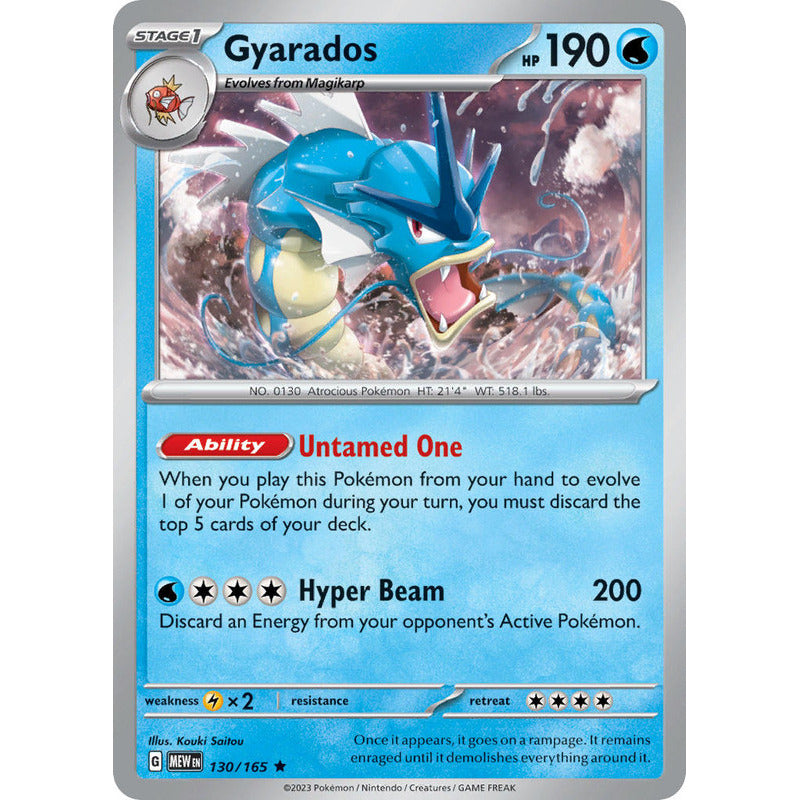 Pokémon Tcg: 151 - 130/165 - Gyarados