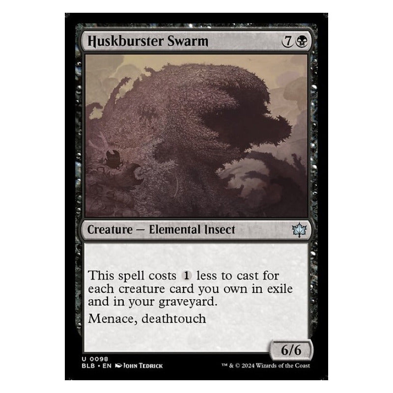 Mtg: Bloomburrow - 098 - Huskburster Swarm [foil]