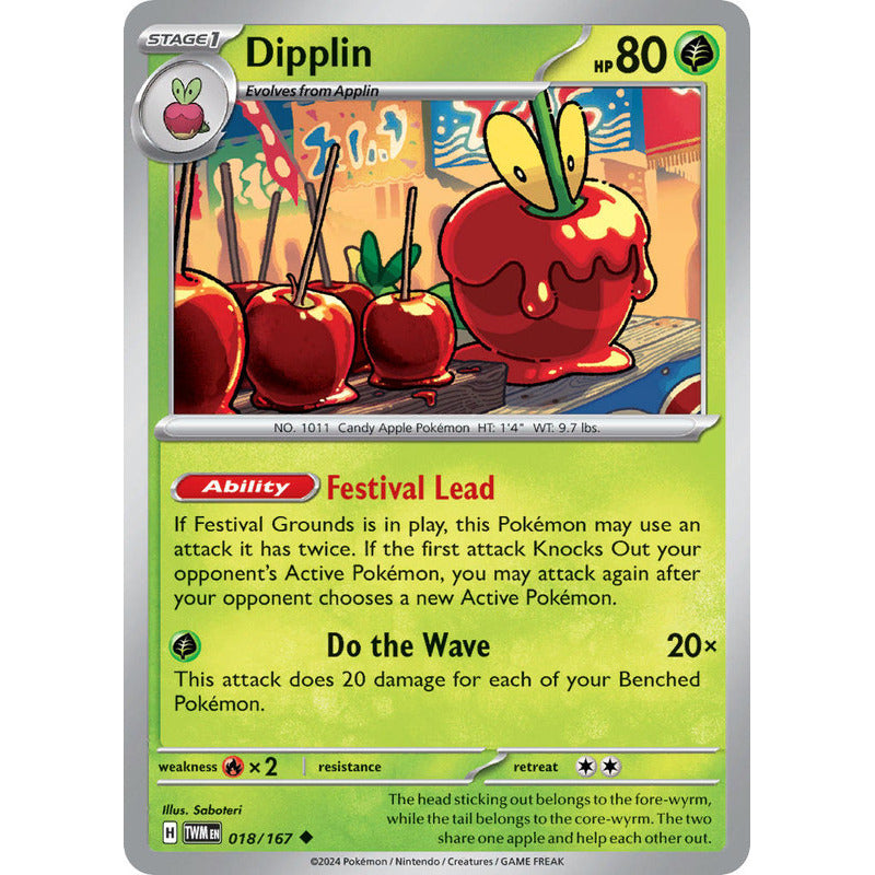 Pokémon Tcg: Twilight Masq - 018/167 - Dipplin