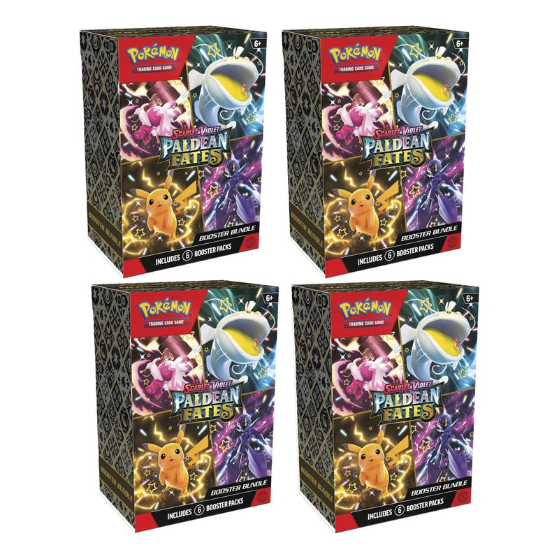 Paldean Fates - Booster Bundle (x4)  - 24 Sobres Pokemon Tcg