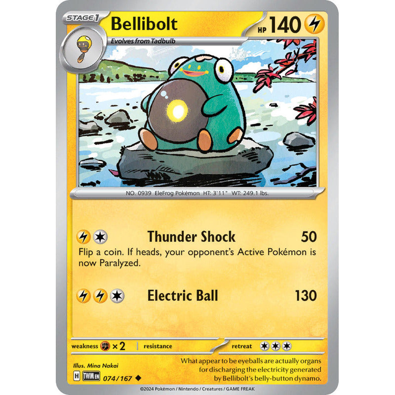 Pokémon Tcg: Twilight Masq - 074/167 - Bellibolt [reverse]