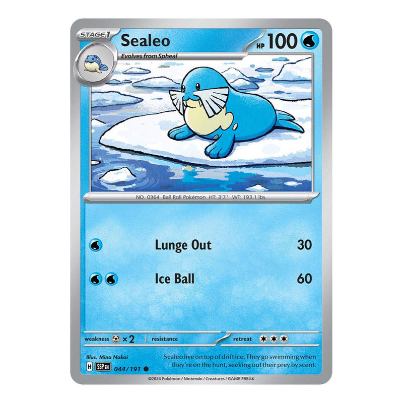 Pokémon Tcg: Surging Sparks - 044/191 - Sealeo [reverse]