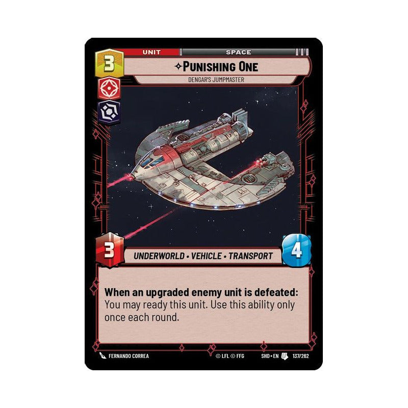 Star Wars Tcg: Sotg - 137/262 - Punishing One [foil]