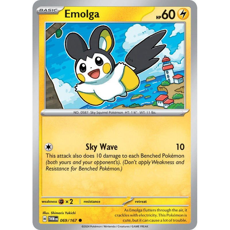 Pokémon Tcg: Twilight Masq - 069/167 - Emolga [reverse]