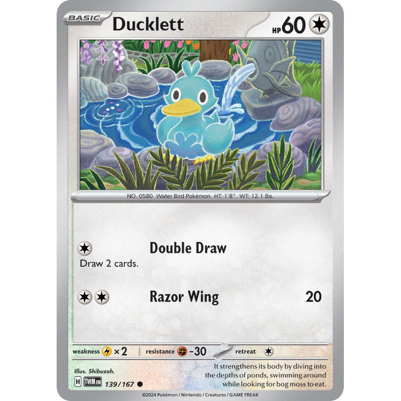 Pokémon Tcg: Twilight Masq - 139/167 - Ducklett