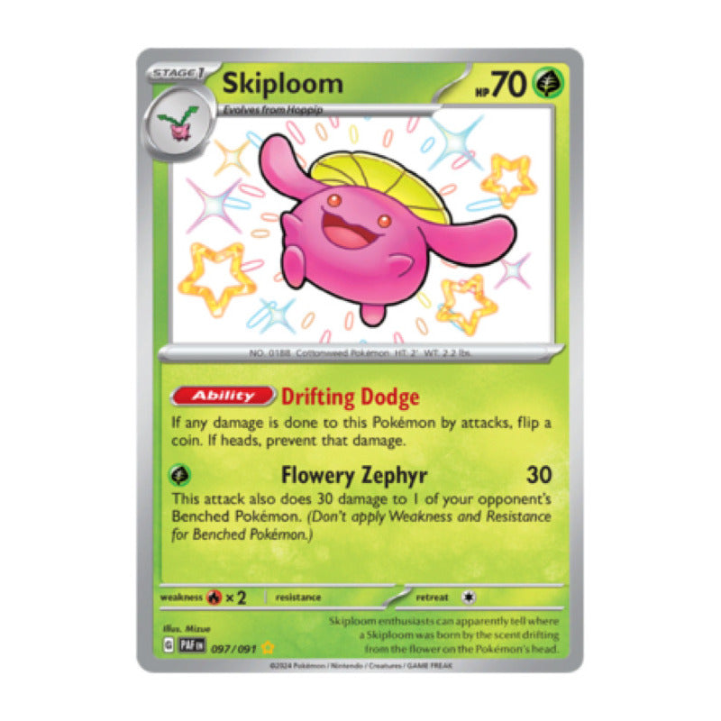 Paldean Fates - 097/091 - Skiploom (shiny)