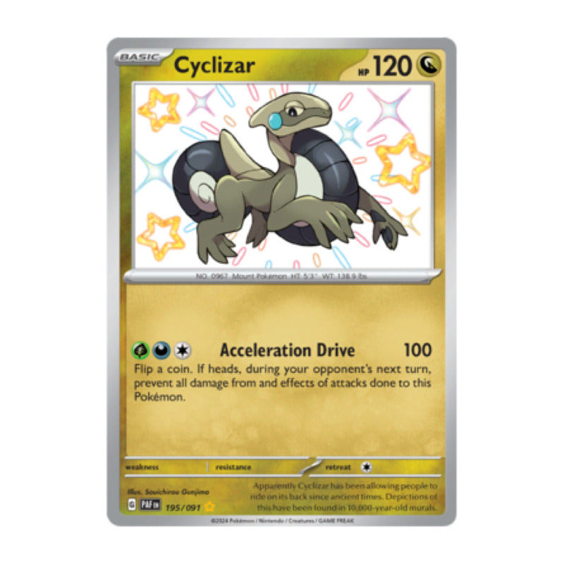 Paldean Fates - 195/091 - Cyclizar (shiny)