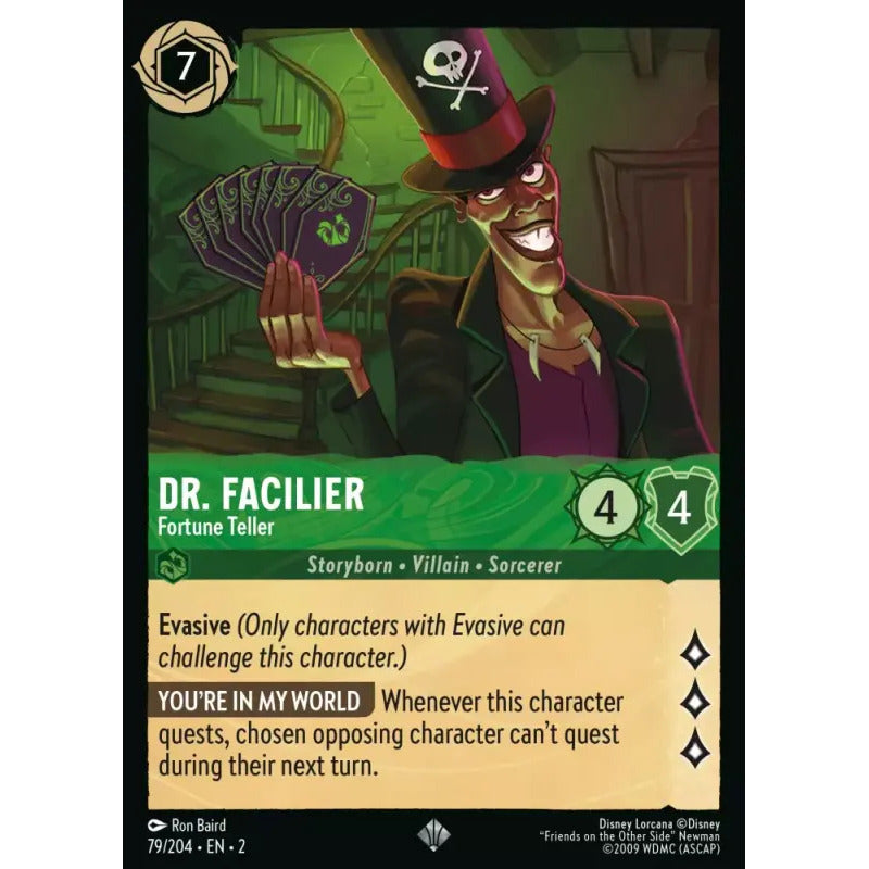 Lorcana: Rotf - 079/216 - Dr. Facilier - Fortune Teller