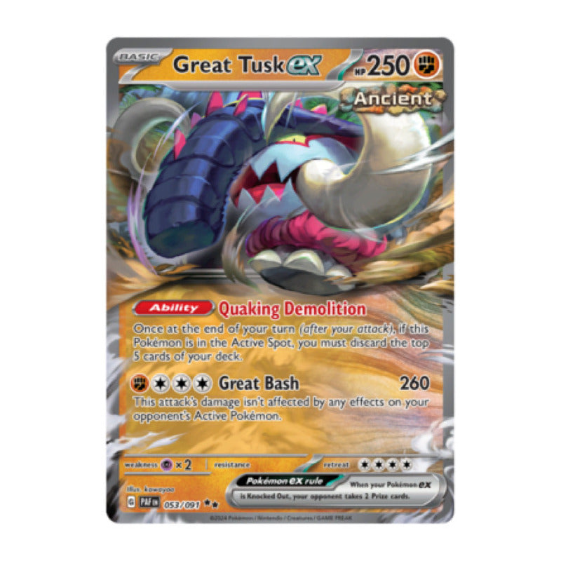 Paldean Fates - 053/091 - Great Tusk Ex