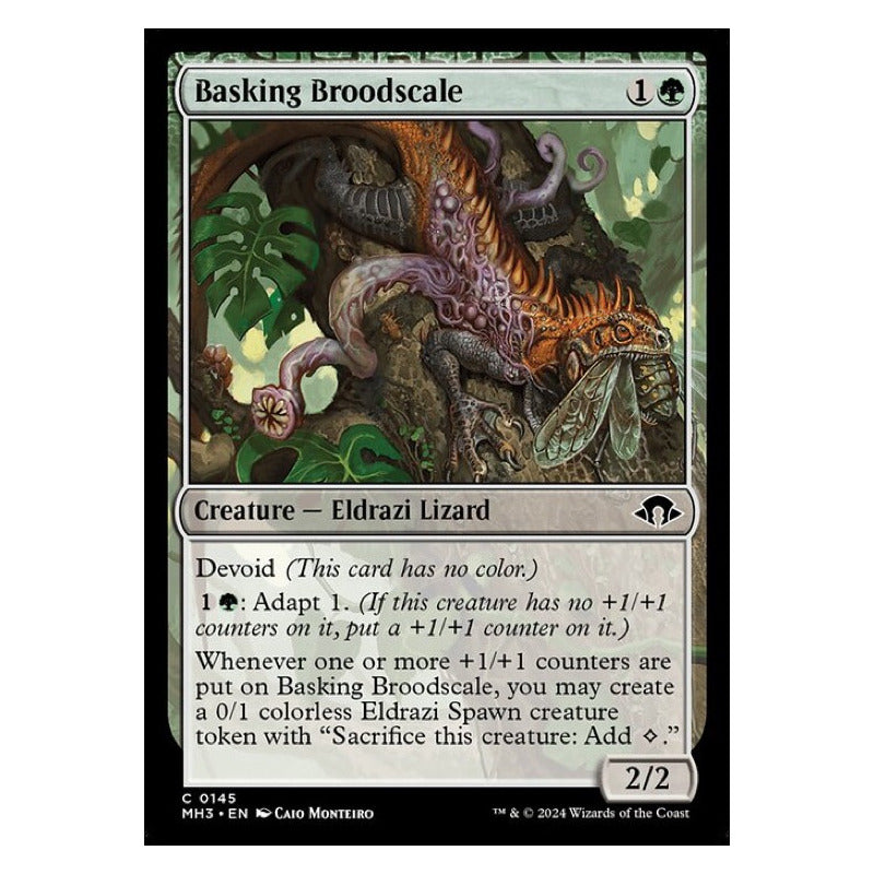 Mtg: Mh3 - 145 - Basking Broodscale [foil]