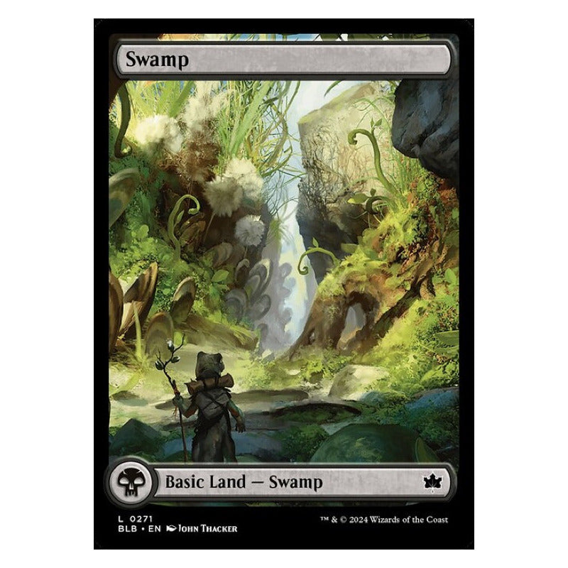 Mtg: Bloomburrow - 271 - Swamp [foil]