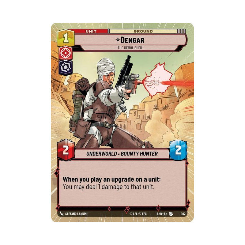 Star Wars Tcg: Sotg - 402 - Dengar - The Demoli [hyperspace]