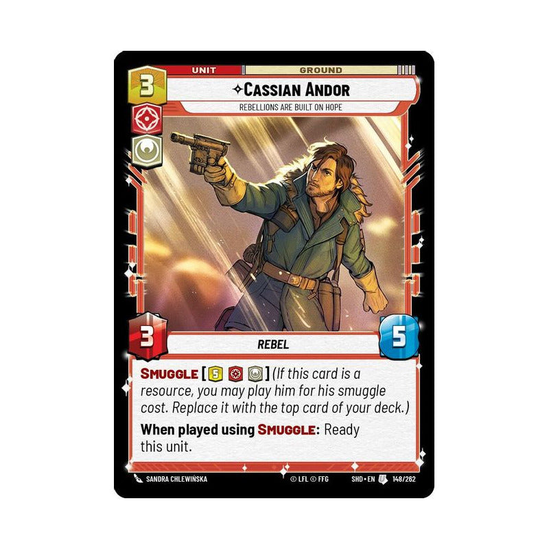 Star Wars Tcg: Sotg - 148/262 - Cassian Andor [foil]