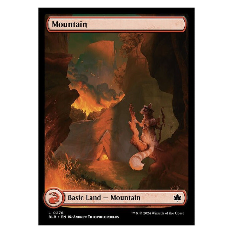 Mtg: Bloomburrow - 276 - Mountain [foil]