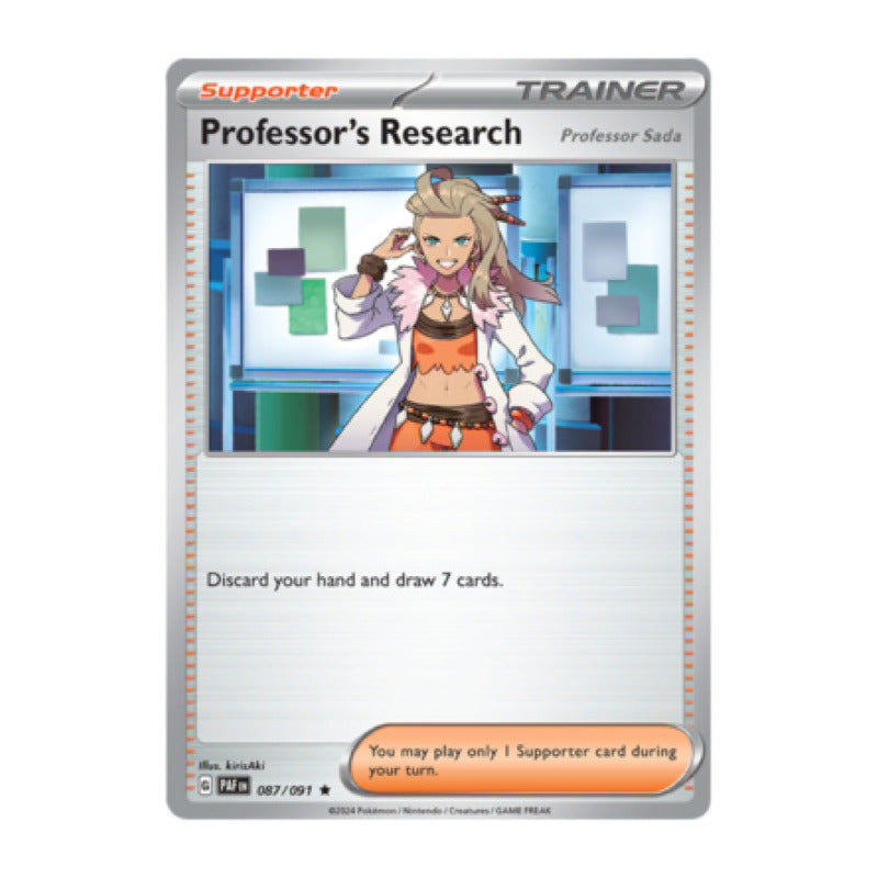 Paldean Fates - 087/091 - Professor's Research (holo)