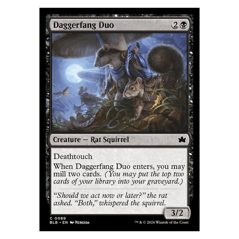 Mtg: Bloomburrow - 089 - Daggerfang Duo [foil]