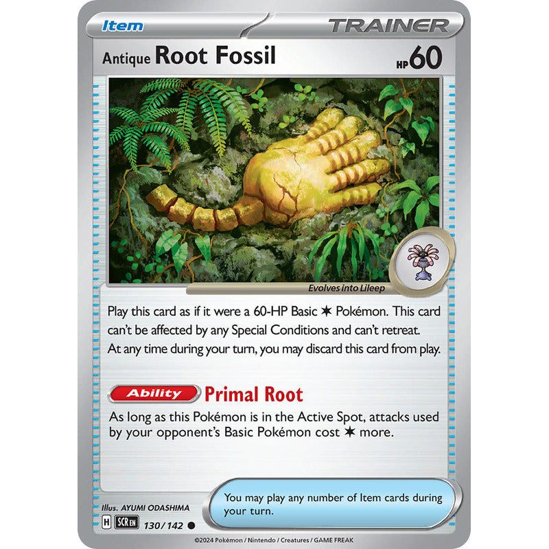 Pokémon Tcg: Stellar Crown - 130/142 - Antique Root Fossil