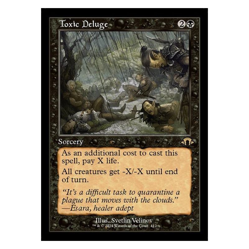 Mtg: Mh3 - 412 - Toxic Deluge [retro Foil]