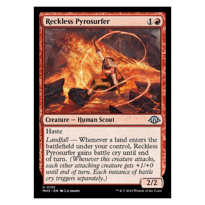 Mtg: Mh3 - 133 - Reckless Pyrosurfer [foil]