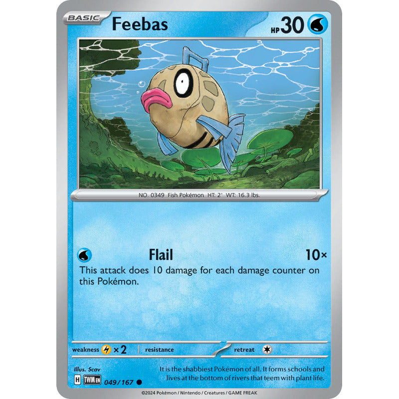 Pokémon Tcg: Twilight Masq - 049/167 - Feebas [reverse]