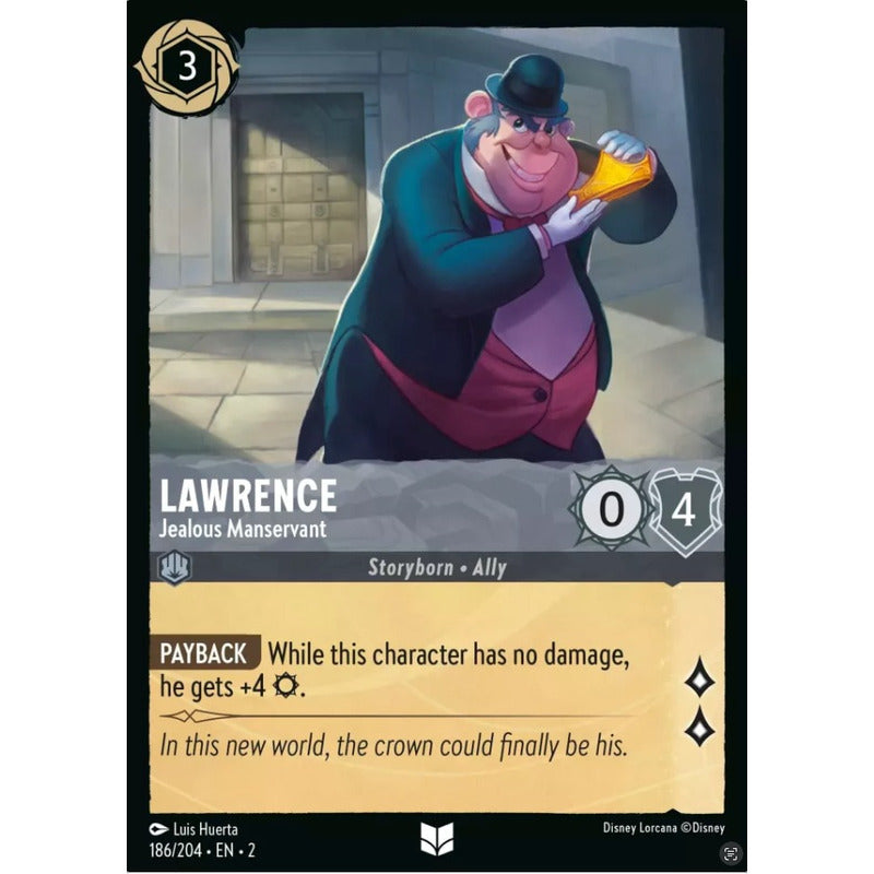 Lorcana: Rotf - 186/216 - Lawrence - Jealous Manserva [foil]