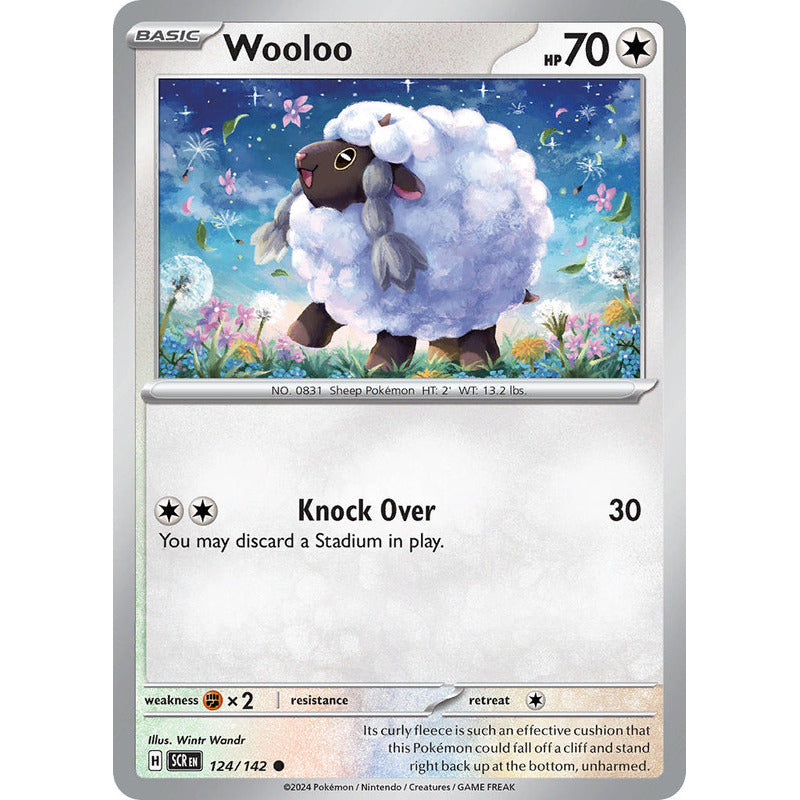 Pokémon Tcg: Stellar Crown - 124/142 - Wooloo