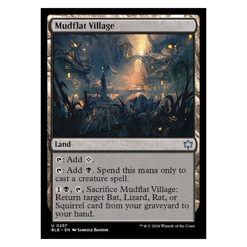 Mtg: Bloomburrow - 257 - Mudflat Village [foil]